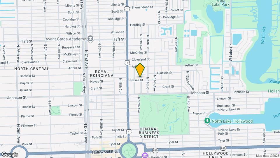 1701 Hayes St, Unit 4 Map and Location Details