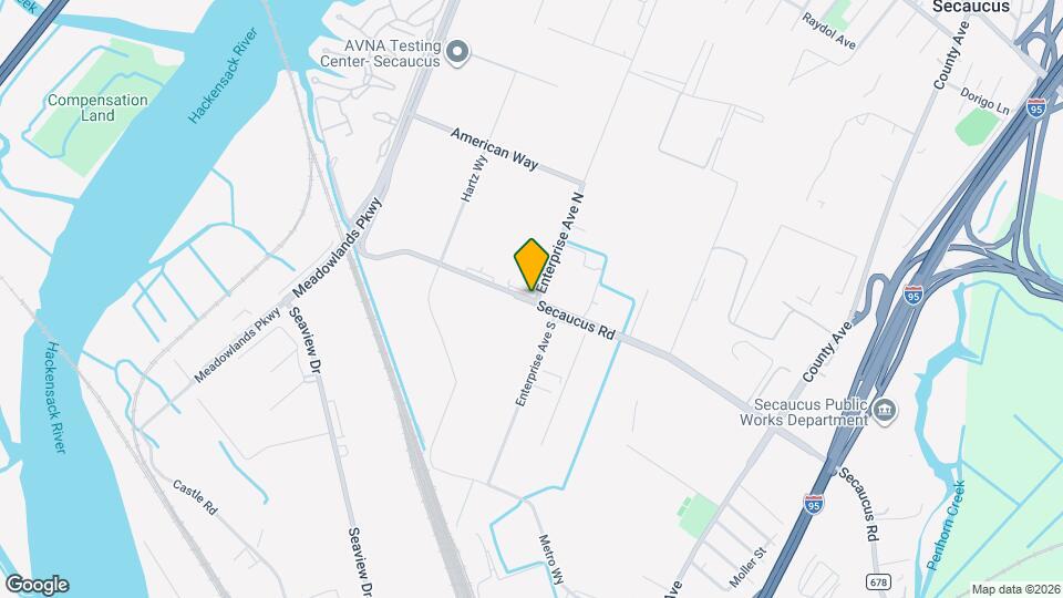 805 Secaucus Rd Map and Location Details