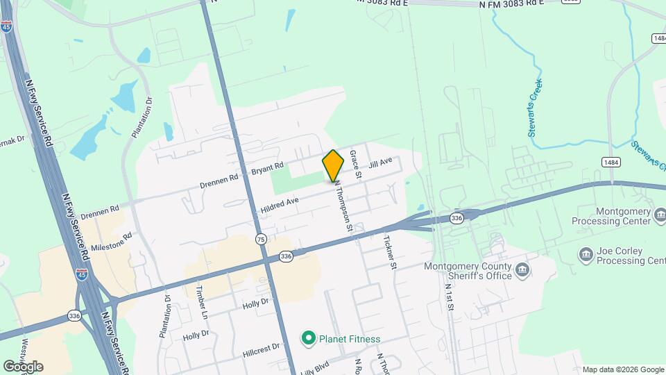 2301 N Thompson St Map and Location Details