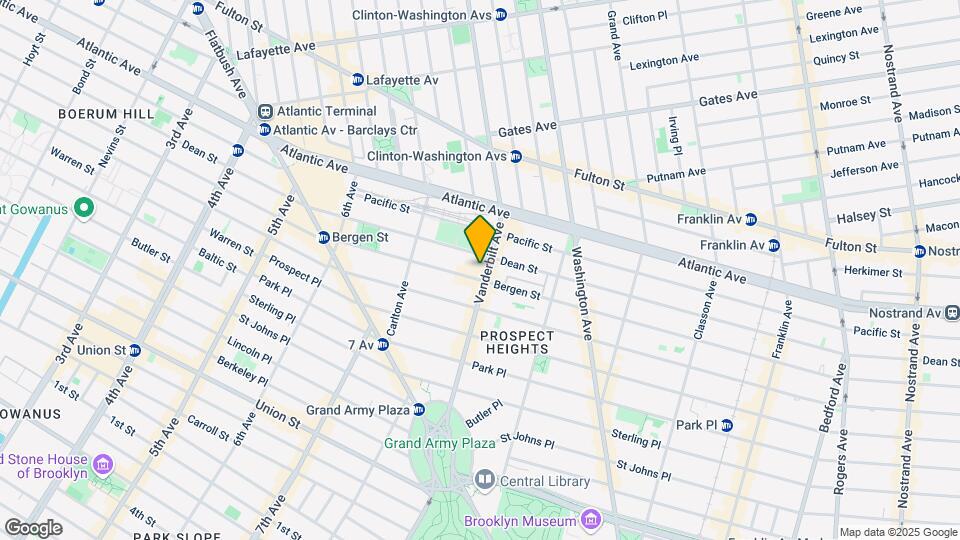 566 Vanderbilt Ave Map and Location Details