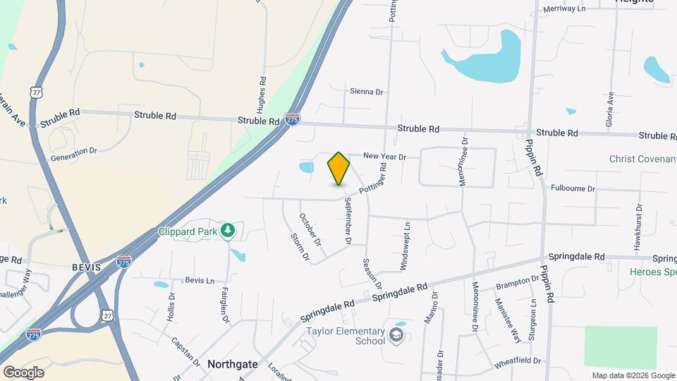 10311 September Dr Map and Location Details