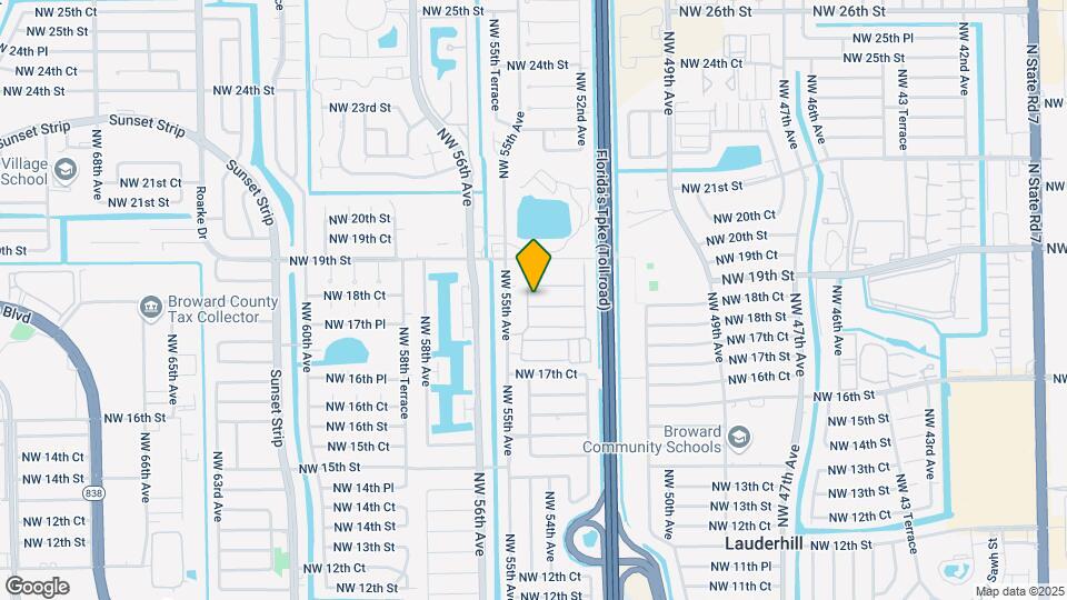 5417 NW 18th Ct Map and Location Details