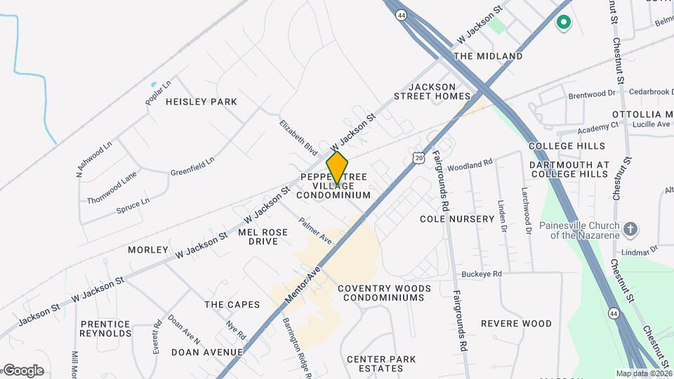 224 Peppertree Ln Map and Location Details