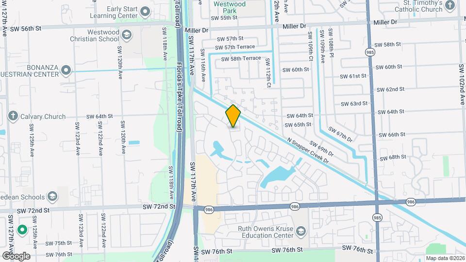 6544 SW 114th Pl Map and Location Details