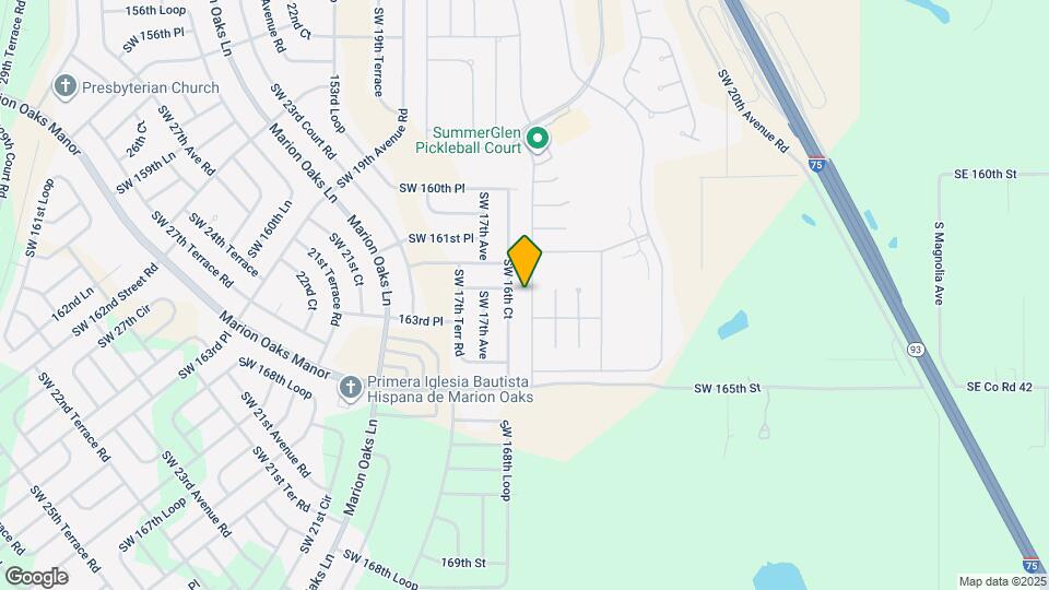 16282 SW 15th Ct Mapa y Detalles de la Ubicación