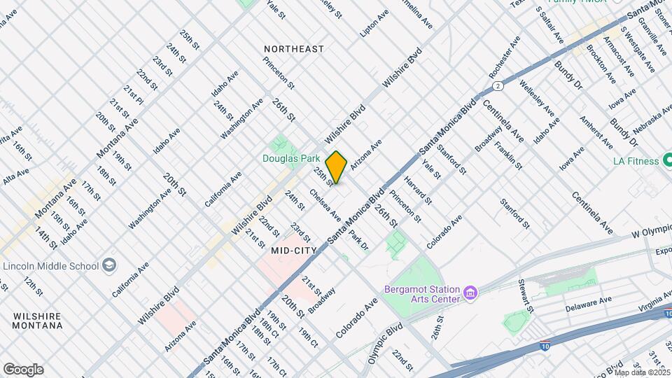 2508 Arizona Ave Map and Location Details