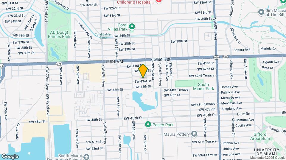 6321 SW 43rd St Map and Location Details