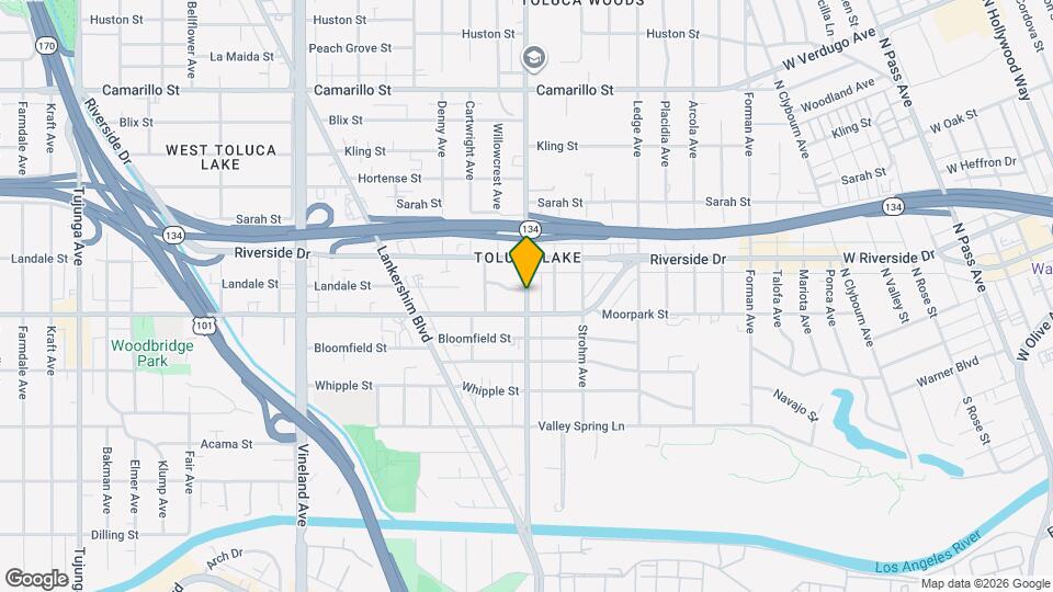 4423 Cahuenga Blvd Mapa y Detalles de la Ubicación
