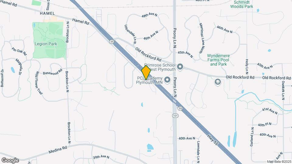 18225 Hamel Rd Map and Location Details
