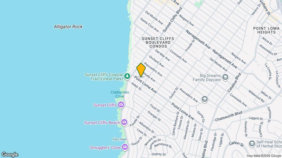 4732 Point Loma Ave Map and Location Details