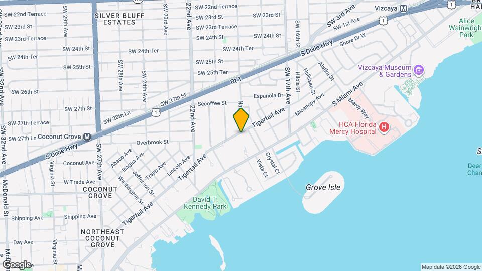 1900 Tigertail Ave Map and Location Details