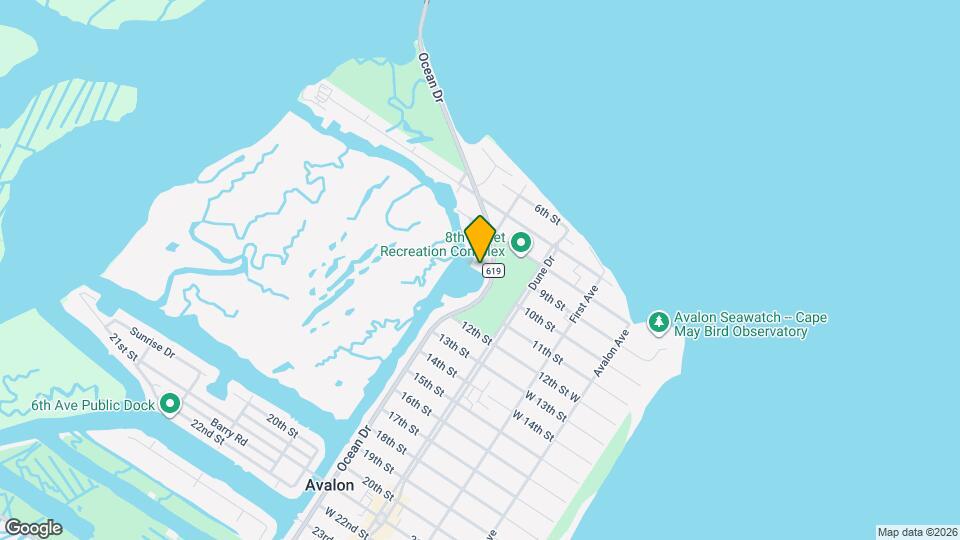 900 Ocean Dr Map and Location Details