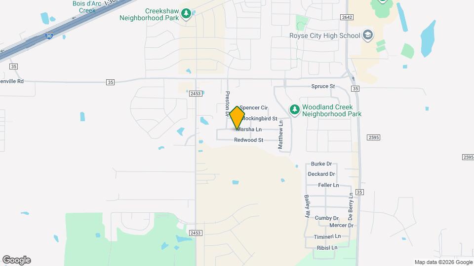 2625 Marsha Ln Map and Location Details