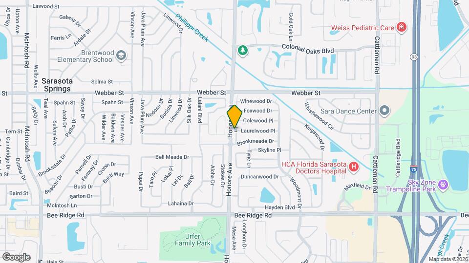 3372 Tyne Ln Map and Location Details