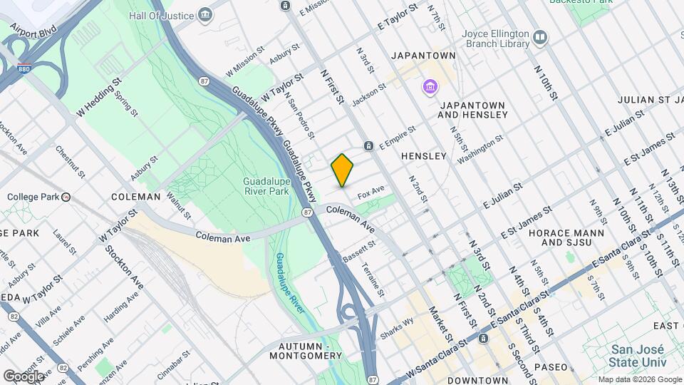 471 N San Pedro St Map and Location Details