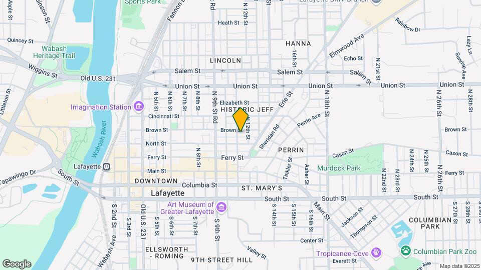 417 N 11th St Map and Location Details