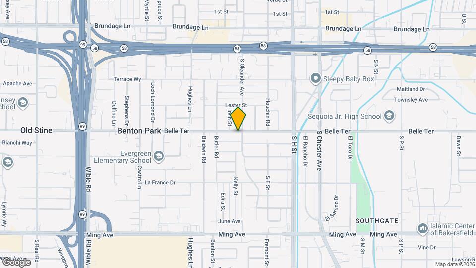 2107 Belle Ter Map and Location Details