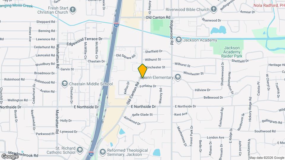 4730 Old Canton Rd Map and Location Details