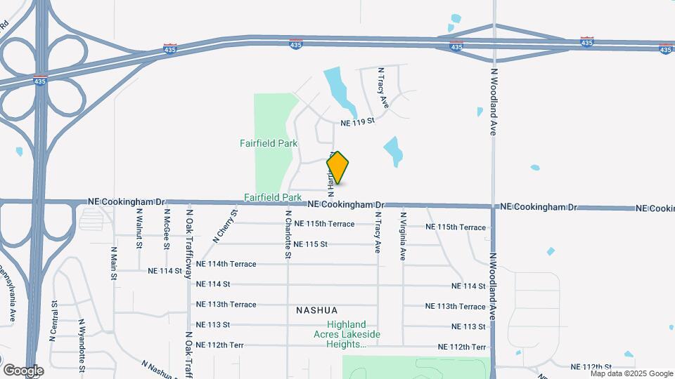 11609 N Harrison St Mapa y Detalles de la Ubicación