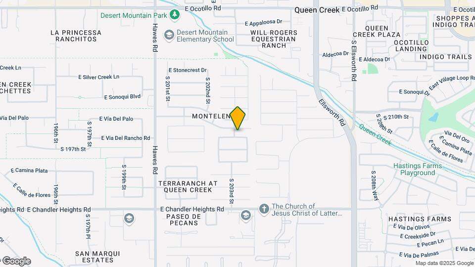 20312 E Via Del Rancho Rd, Unit 1R Mapa y Detalles de la Ubicación