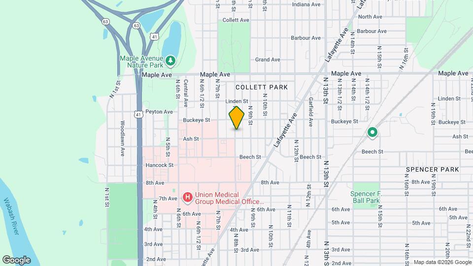 1811 N 8th St Map and Location Details