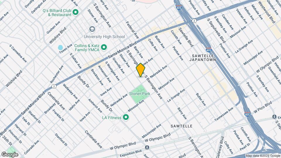 1742 Stoner Ave Mapa y Detalles de la Ubicación