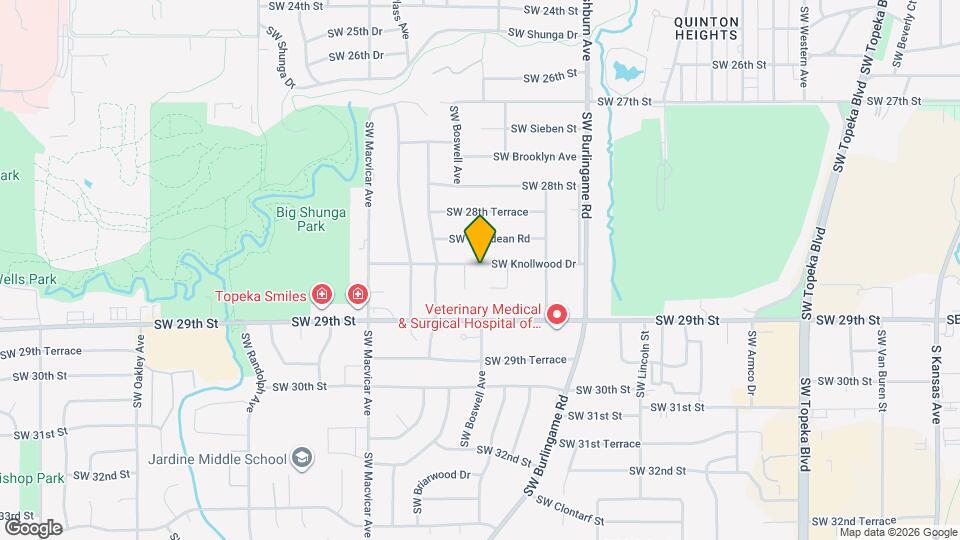 1643 SW Knollwood Dr Map and Location Details