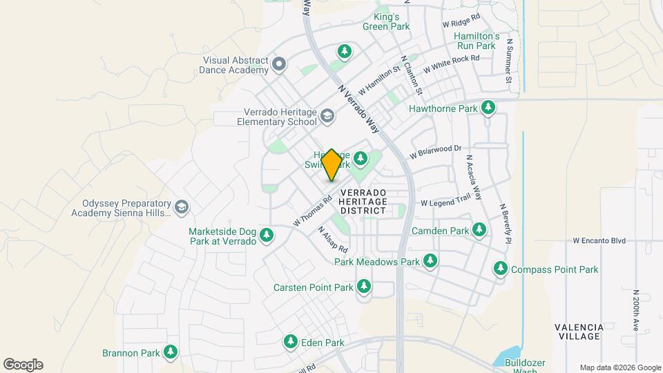 20880 W Thomas Rd Mapa y Detalles de la Ubicación