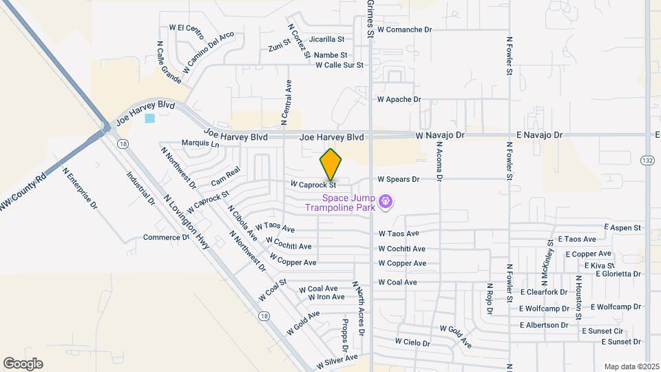 1005 W Caprock St Map and Location Details