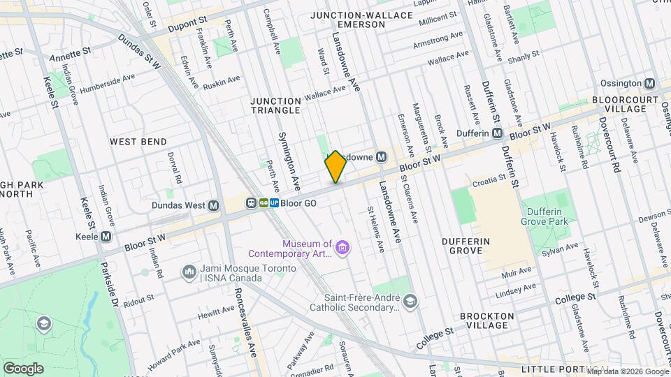 1373 Bloor St W, Unit SI ID1523188P Map and Location Details