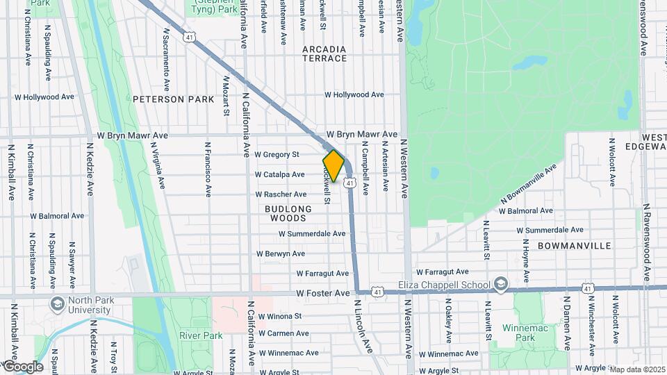 2552 W Rascher Ave Map and Location Details