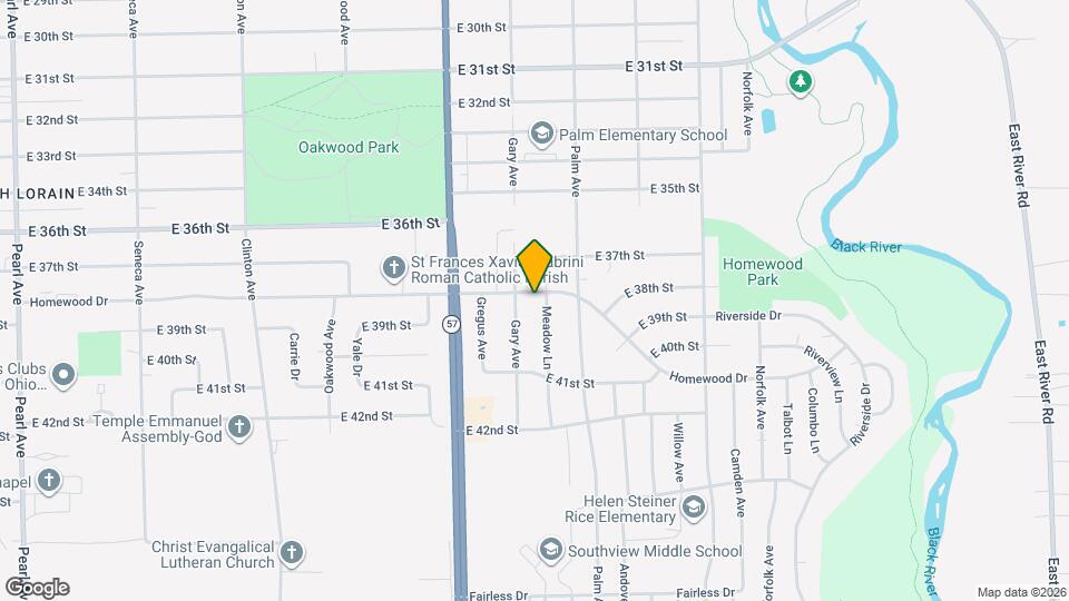 2328 Homewood Dr Mapa y Detalles de la Ubicación