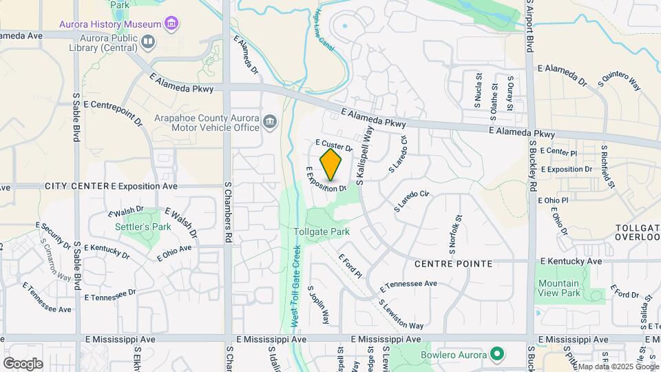 646 S Joplin St Map and Location Details