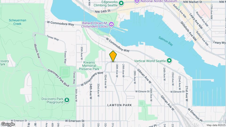 3017 W Government Way Map and Location Details