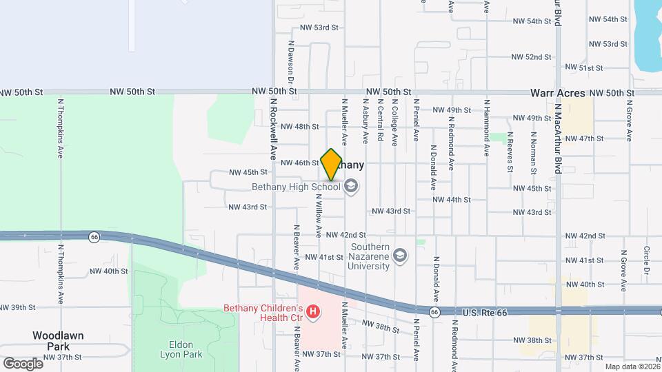 6806 NW 45th St Map and Location Details