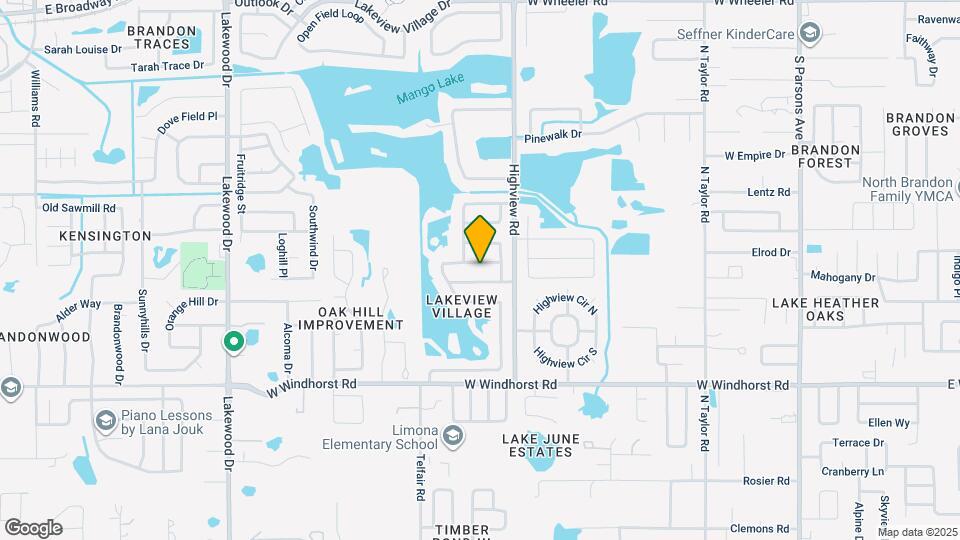 1425 Corner Oaks Dr Map and Location Details