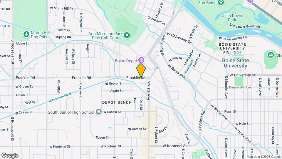 2701 W Rose Hill St Map and Location Details