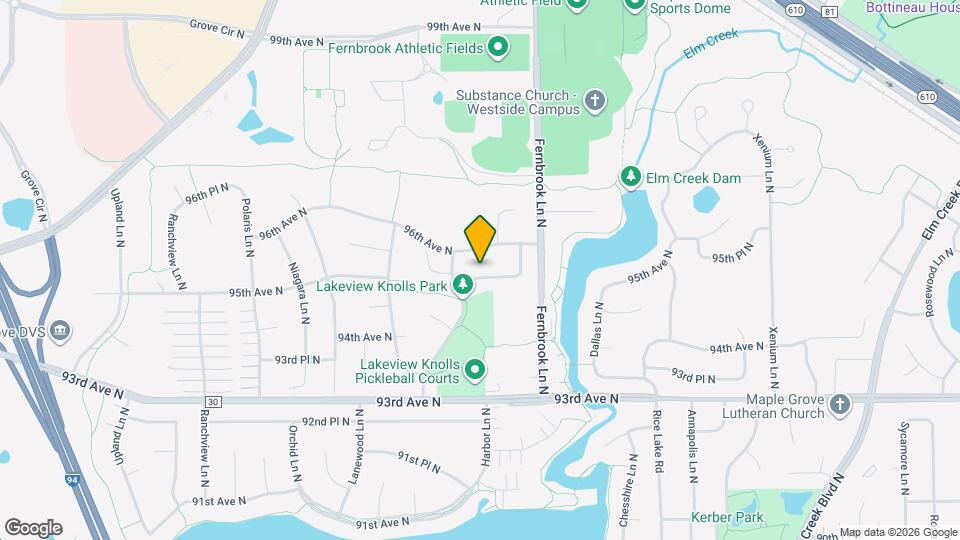 14508 95th Ave N Map and Location Details