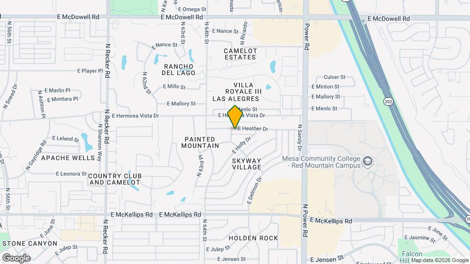 6501 E Heather Dr Map and Location Details
