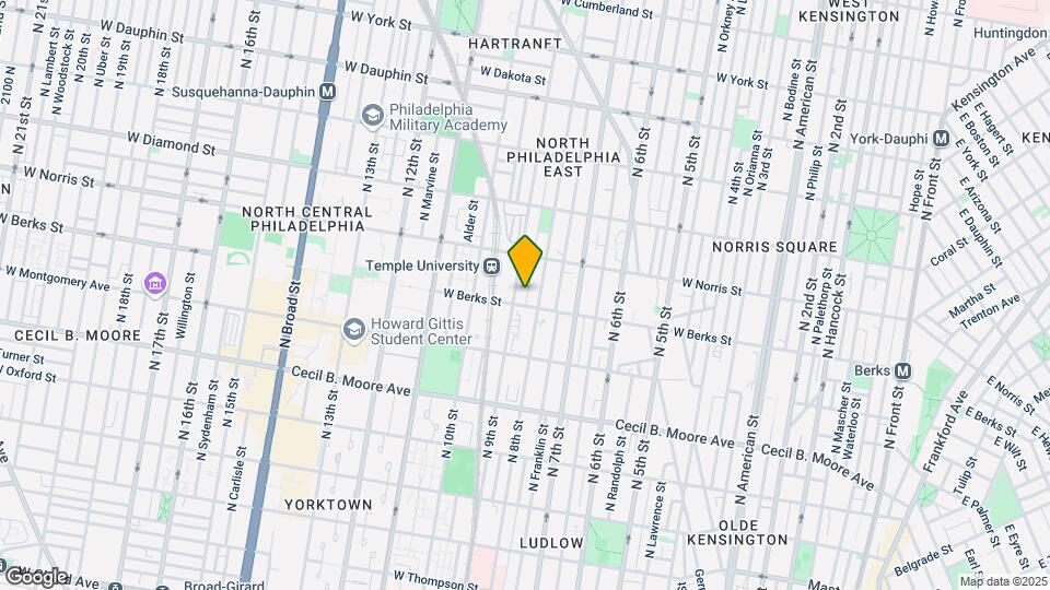 1906 N Darien St Map and Location Details