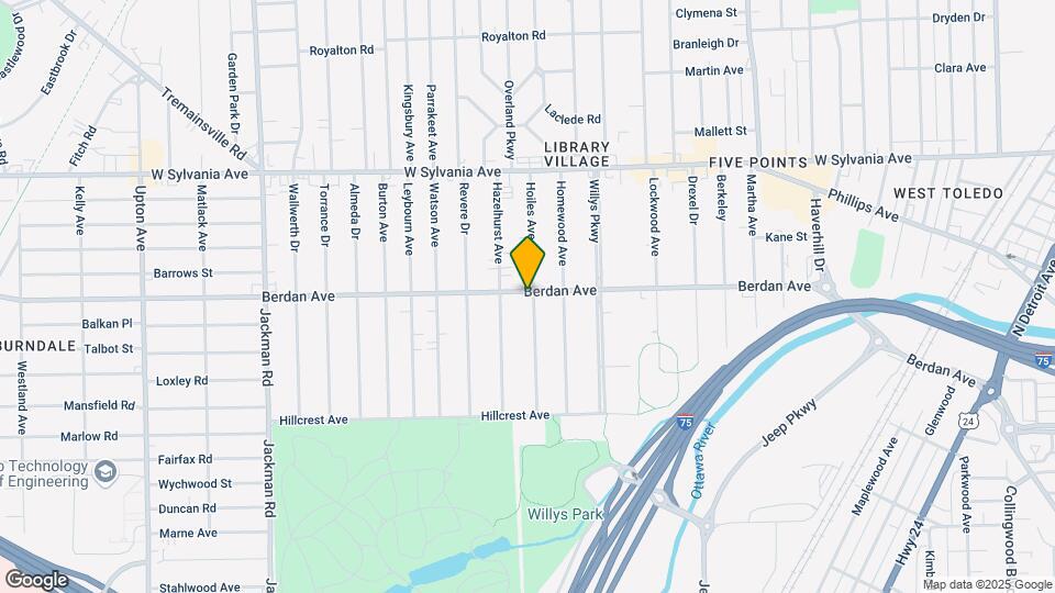 3725 Hoiles Ave Mapa y Detalles de la Ubicación