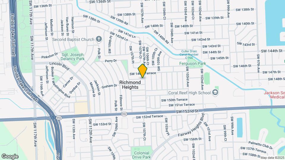 10710 SW 147th St Map and Location Details
