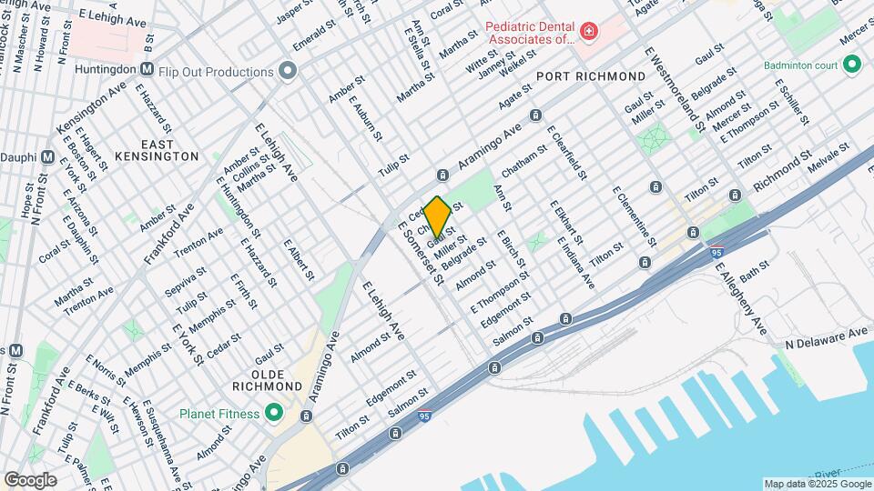 2827 Gaul St Map and Location Details
