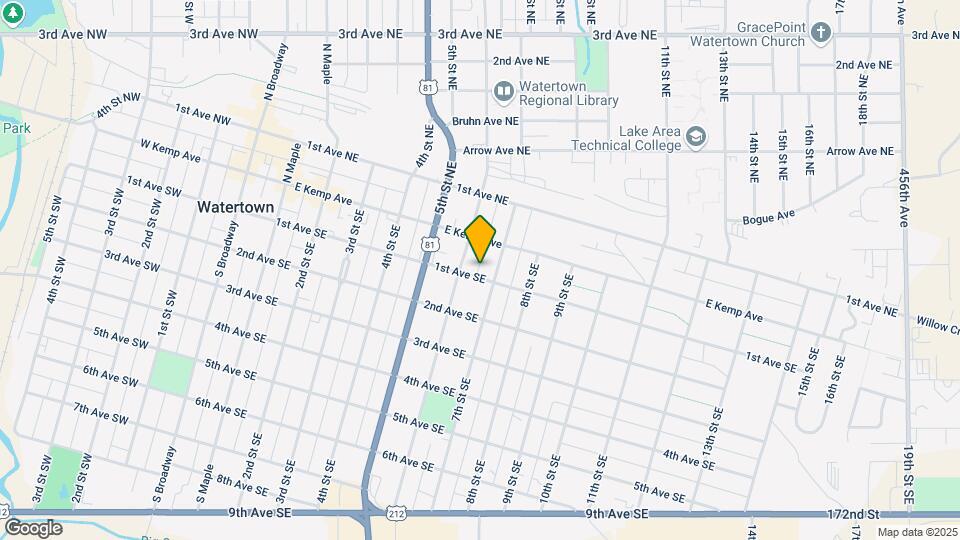 615 1st Ave SE Mapa y Detalles de la Ubicación