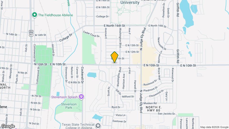 758 E N 10th St Map and Location Details