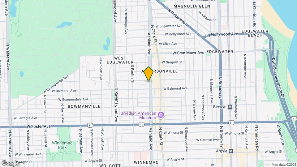 5424 N Ashland Ave, Unit 3F Map and Location Details