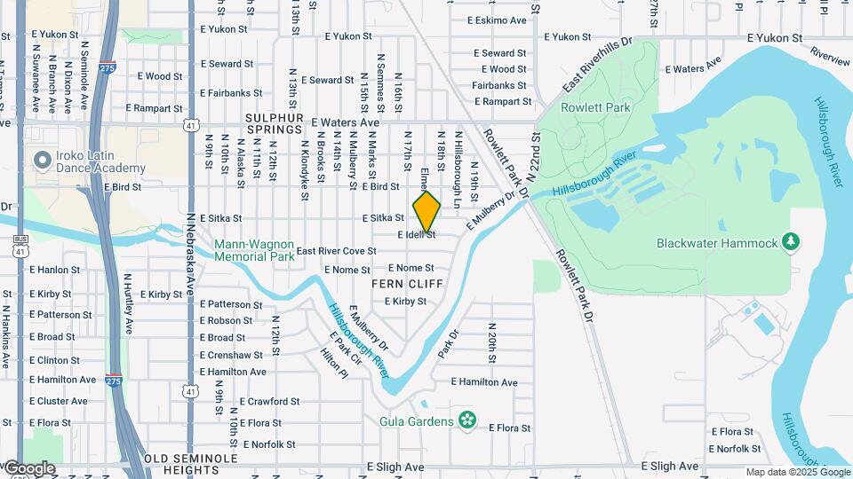 1711 E Idell St Map and Location Details