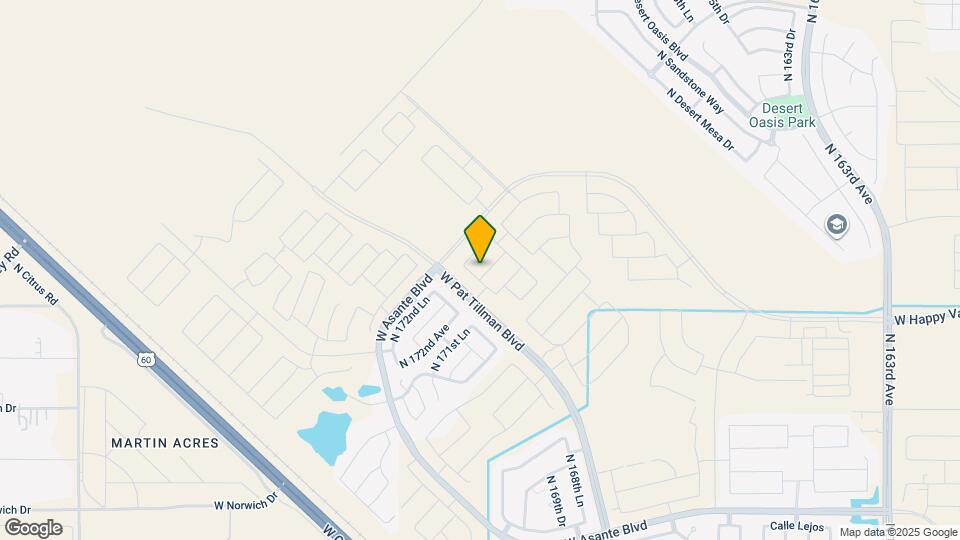 25148 N 172nd Dr Map and Location Details