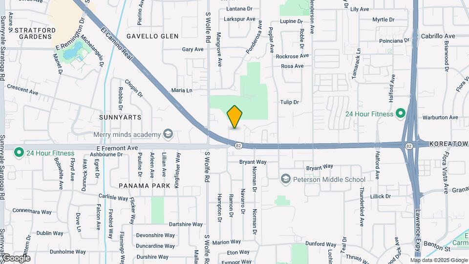 929 E El Camino Real, Unit 220E Map and Location Details