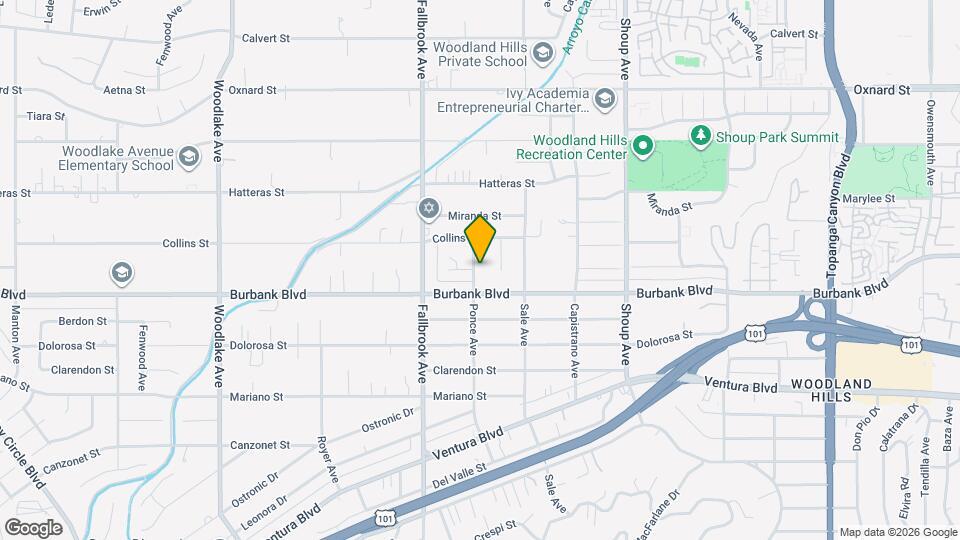 5634 Ponce Ave Map and Location Details